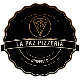 La Paz Pizzaria logo.